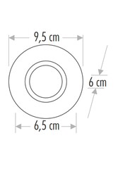 Cata CT-6655 Alaca Dekoratif Cam Spot - Cata (1)
