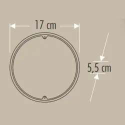 Cata Ct-7060 25w Modena Sıva Üstü Led Armatür - Cata (1)