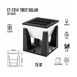 Cata Ct-7314 15w Solar Led Aplik Beyaz Işık - 3