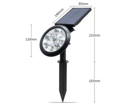 Cata CT-7320 18W Solar Çim Armatürü Beyaz Işık - Cata (1)