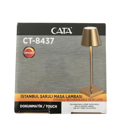 Cata CT-8437 İstanbul Şarjlı Masa Lambası - 7