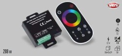 Cata CT-9116 24 Amper Siyah RGB Şerit Led Kumanda 24A 288W - Cata (1)