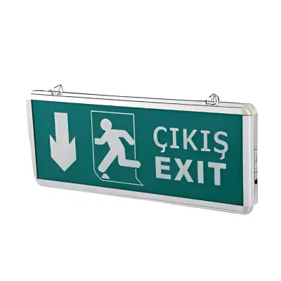 Cata CT-9167 3W Ledli Exit Çıkış Armatürü 3 Saat Akülü - 1