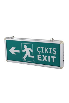 Cata CT-9170 Üç Saat Akülü Led Exit Çıkış Armatürü - 1