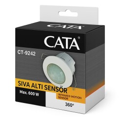 Cata CT-9242 360 Derece Sıva Altı 600W Hareket Sensörü - Cata (1)
