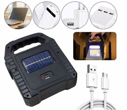 Cata CT-9955 Hazar Şarjlı Güneş Enerjili Solar Led El Feneri - Cata (1)