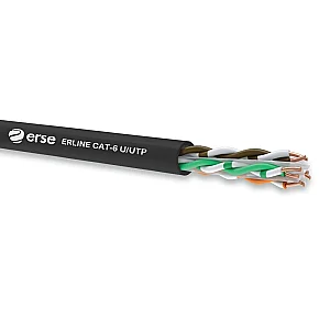 Erse Erline CAT 6 U/UTP 23 AWG PE Harici (Dış Mekan) Ethernet Kablosu - 1