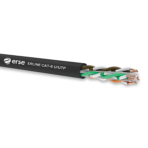 Erse Erline CAT 6 U/UTP 23 AWG PE Harici (Dış Mekan) Ethernet Kablosu - 1