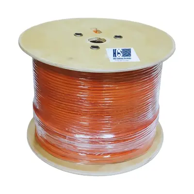 HCS 4x2x23# U/Ftp Cat6 a Ls0h Turuncu 500mt. Makara - 1