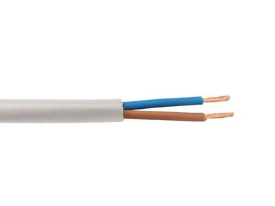 Hes 2x2,5 mm² TTR Kablo Beyaz H05VV-F - 1
