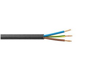 Hes 3x1,5 mm² TTR Kablo Siyah H05VV-F - HES Kablo