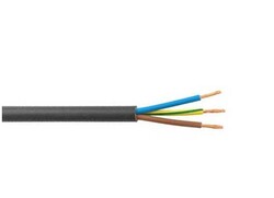 Hes 3x2,5 mm² TTR Kablo Siyah H05VV-F 