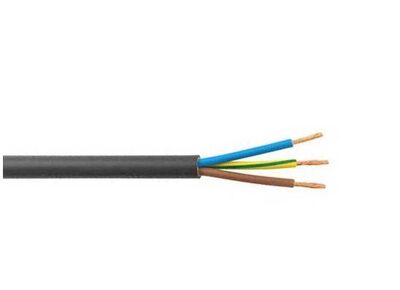 Hes 3x2,5 mm² TTR Kablo Siyah H05VV-F - 1