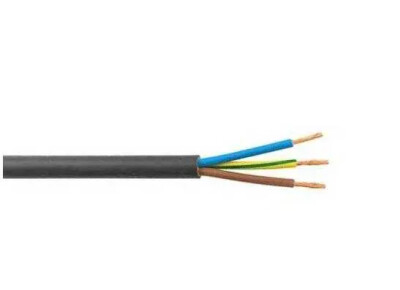 Hes 3x6 mm² TTR Kablo Siyah H07VV-F - HES Kablo