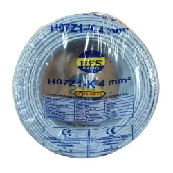 Hes 4 Mm Nyaf Kablo Gri Halojen Free H07Z1-K - 1