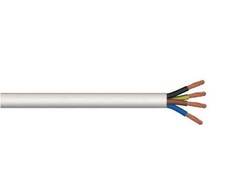 Hes 4x2,5 mm² TTR Kablo Beyaz H05VV-F 