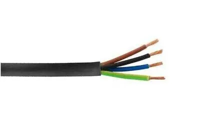 Hes 4x4 mm² TTR Kablo Siyah H05VV-F - HES Kablo