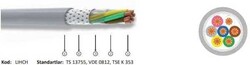 HES LIHCH-JZ 6x0.75 Halojen Free - HES Kablo