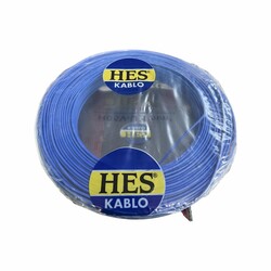 Hes Nya Kablo 1 mm² Mavi ( H05V-U ) - HES Kablo (1)