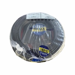 Hes Nya Kablo 1 mm² Siyah ( H05V-U ) - HES Kablo