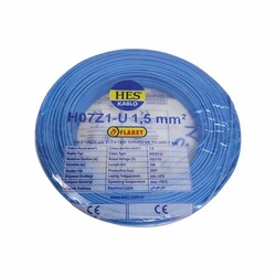 Hes Nya Kablo 1,5 Mm Mavi (H07z1-U) Halojen Free - HES Kablo