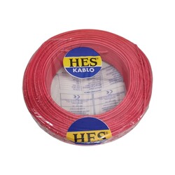 Hes Nya Kablo 2,5 Mm Kırmızı (H07z1-U) Halojen Free - HES Kablo