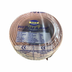Hes Nya Kablo 4 mm² Kahverengi ( H07v-U ) - HES Kablo