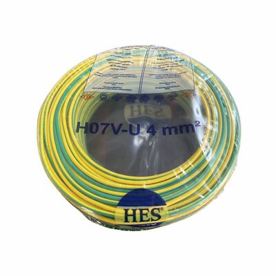 Hes Nya Kablo 4 mm² Sarıyeşil ( H07v-U ) - 1