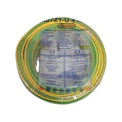 Hes Nya Kablo 4 Mm Sarıyeşil (H07z1-U) Halojen Free - HES Kablo