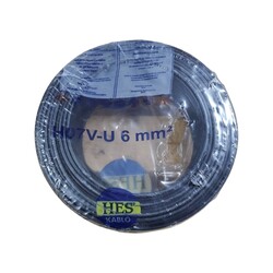 Hes Nya Kablo 6 mm² Siyah ( H07v-U ) - HES Kablo