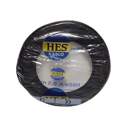 Hes Nyaf Kablo 0,50 mm² Siyah ( H05v-K ) - 3