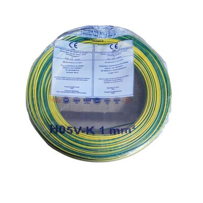 Hes Nyaf Kablo 1 mm² Sarıyeşil ( H05v-K ) - 1