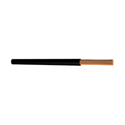 Hes Nyaf Kablo 1 mm² Siyah ( H05v-K ) - HES Kablo (1)