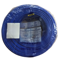 Hes Nyaf Kablo 10 mm² Mavi ( H07v-K ) - HES Kablo