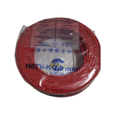 Hes Nyaf Kablo 2,5 mm² Kırmızı ( H07v-K ) - 1