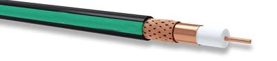 Hes RG6 U6 Cu/Cu Anten Kablosu Siyah Yeşil - 1
