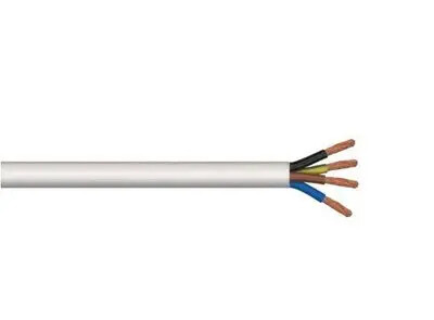 Hes Ttr Kablo 4x2,5 Mm Beyaz (H052xz1-F) Halojen Free - HES Kablo