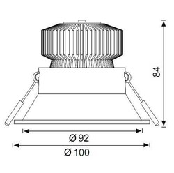 Jupiter 11W Hareketli Led Spot (3000K+Günışığı) LS444 - Jupiter (1)