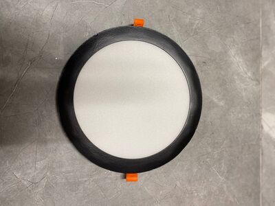 Jupiter 18w Yuvarlak Panel Led Siyah Kasa (Beyaz ışık+6500k) Ld483 B - 1