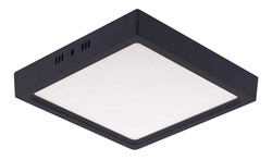 Jupiter 24W Led Kare Tavan Armatürü Siyah Kasa (Günışığı) - Jupiter
