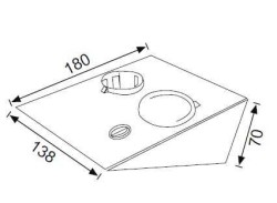 ​Jupiter 3W Kabinet Led Spot Epistar (3000k+Günışığı) LS445S - Jupiter (1)