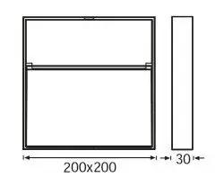 Jupiter 6W LW453 Led Bahçe Aplik 3000K Günışığı - 3