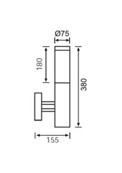 Jupiter JG822 Bahçe Aplik - Jupiter (1)