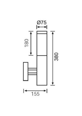 Jupiter JG822 Bahçe Aplik - 2