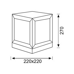 Jupiter JG930 Bahçe Baba Armatürü - 3
