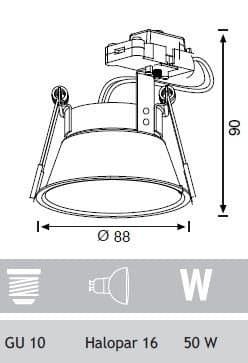 Jupiter JH659 S Sabit Spot Armatür - 2