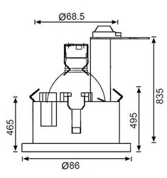 Jupiter JH680 Camlı Banyo Spot - (1)
