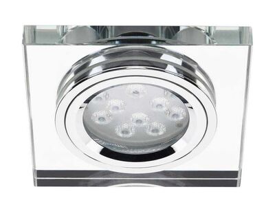 Jupiter JH722 Kare Krom Camlı Spot - 1
