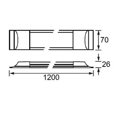 Jupiter JK120 36W 120 cm Led Bant Armatür Beyaz Işık 6500K - 3