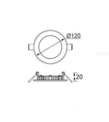Jüpiter Ld481 S 6W Yuvarlak Panel Led (Günışığı) - Jupiter (1)